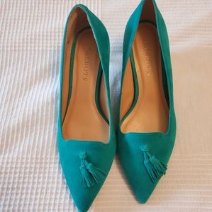 New Talbott suede  heels
